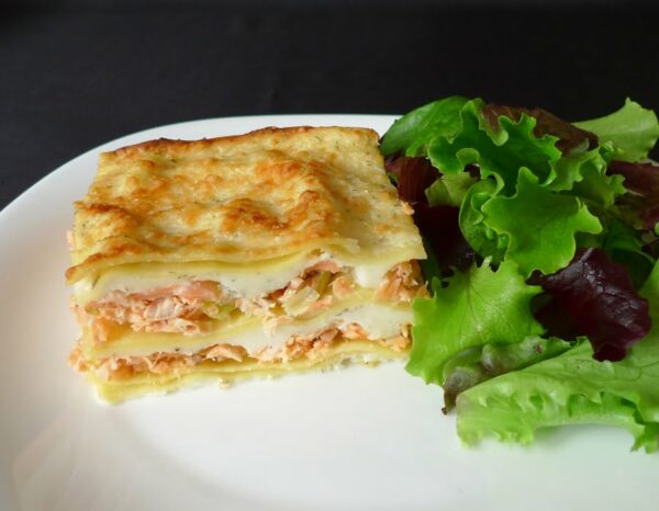Lasagne aux 2 saumons